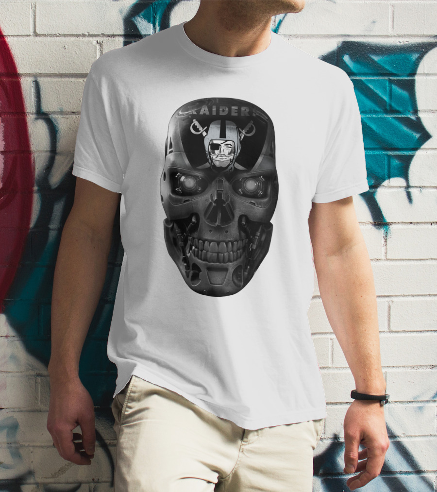 Raiders Skull Cyberpunk Fusion T-Shirt
