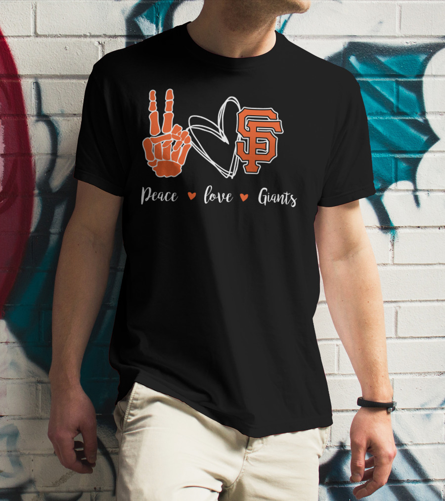 Peace Love Giants San Francisco T-Shirt
