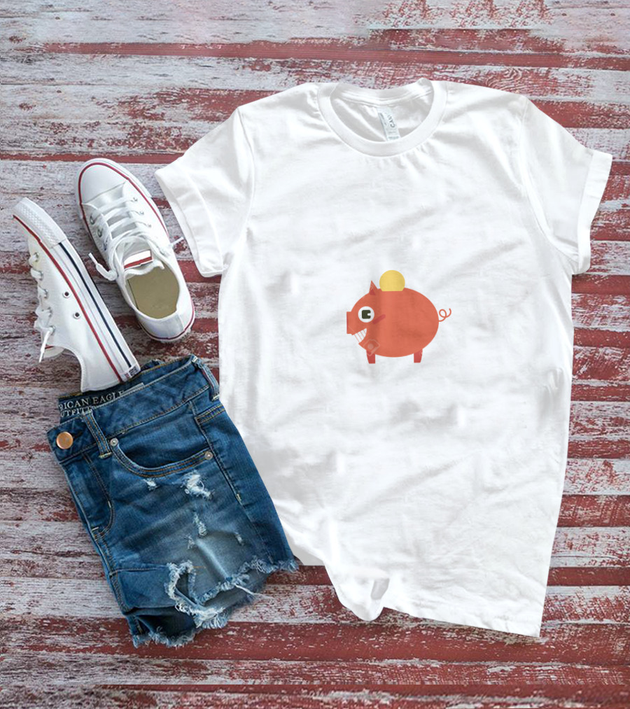 Coin Piggy Bank Band T-Shirt