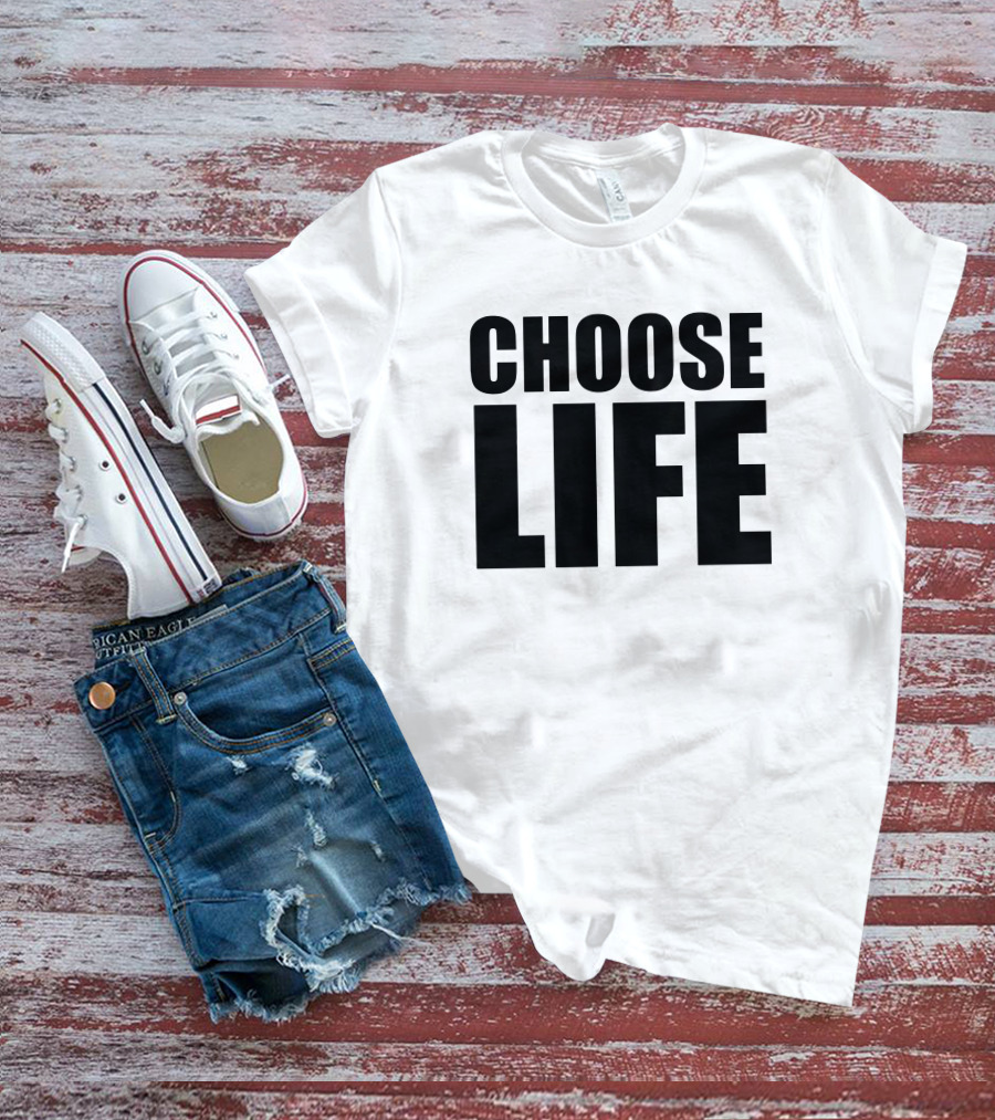 Choose Life Slogan Iconic T-Shirt