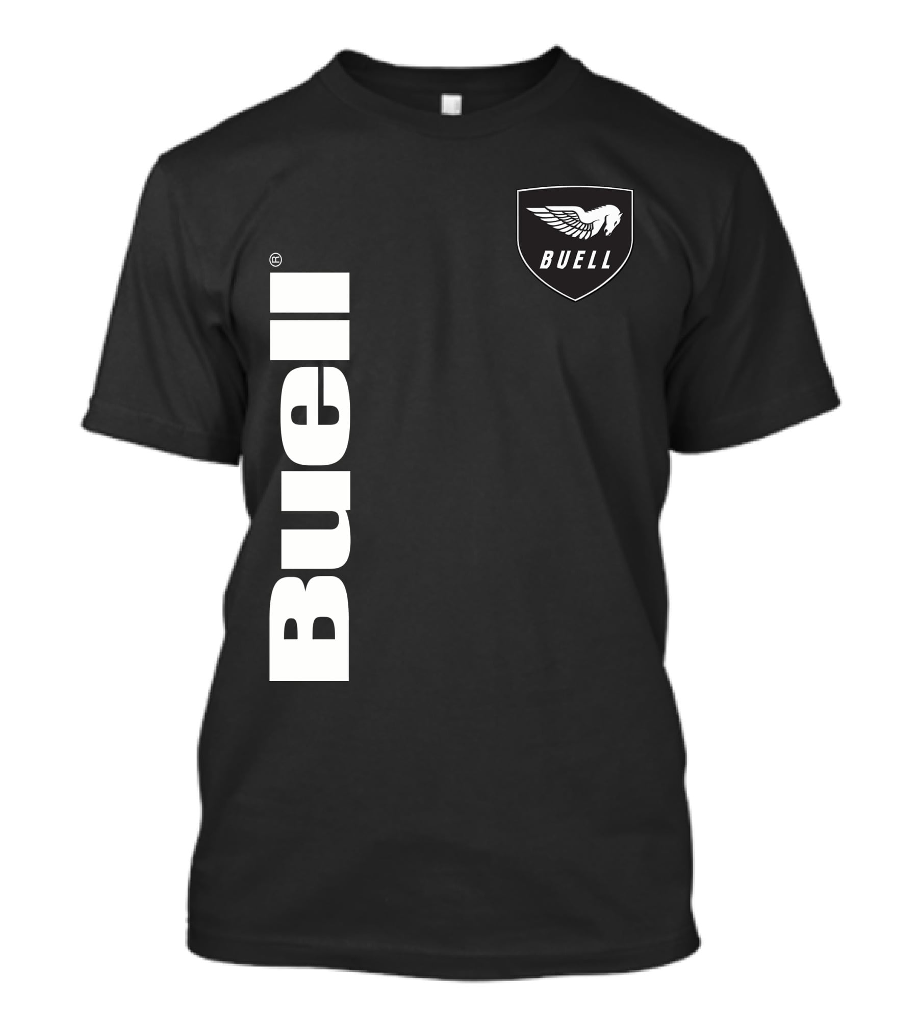 Buell Winged Logo Black T-Shirt