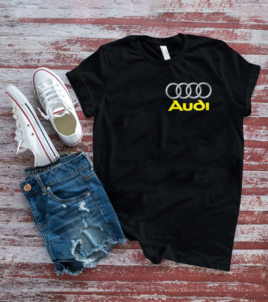 Audi Logo Iconic Four Rings T-Shirt