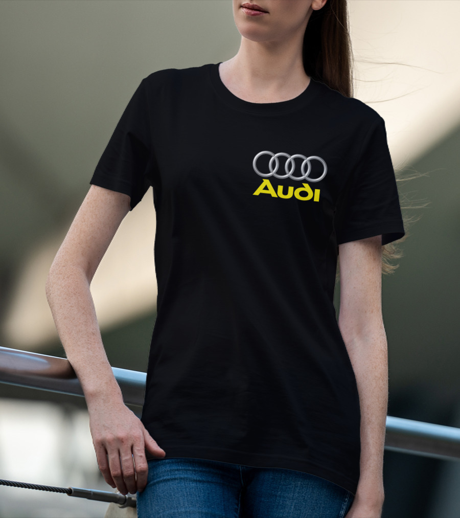 Audi Logo Iconic Four Rings T-Shirt