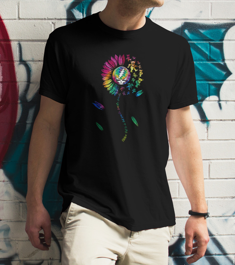 Grateful Dead Flower Dancing Bears Steal Your Face Nothing Left To Do T-Shirt