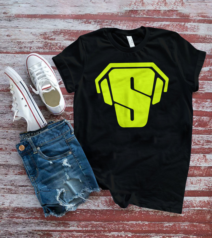 RS Green Iconic Logo S Neon T-Shirt
