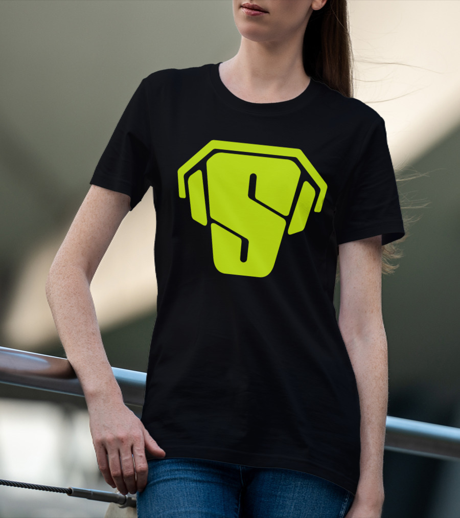 RS Green Iconic Logo S Neon T-Shirt