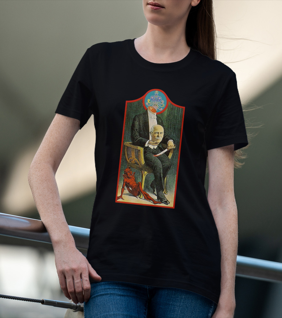 Self Titled 1991 Magical Mystery Surreal Headless Man With Devil T-Shirt