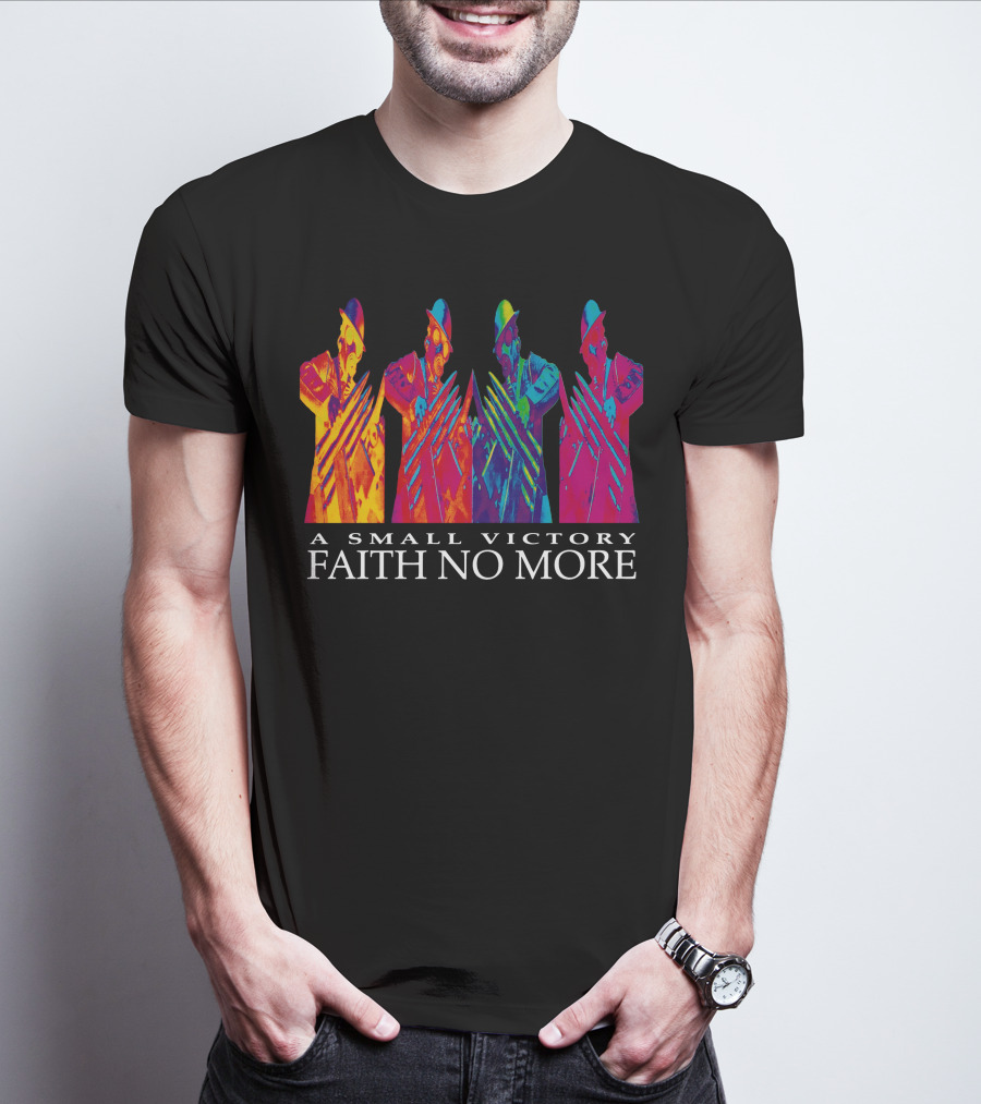 A Small Victory Faith No More Colorful Figures T-Shirt