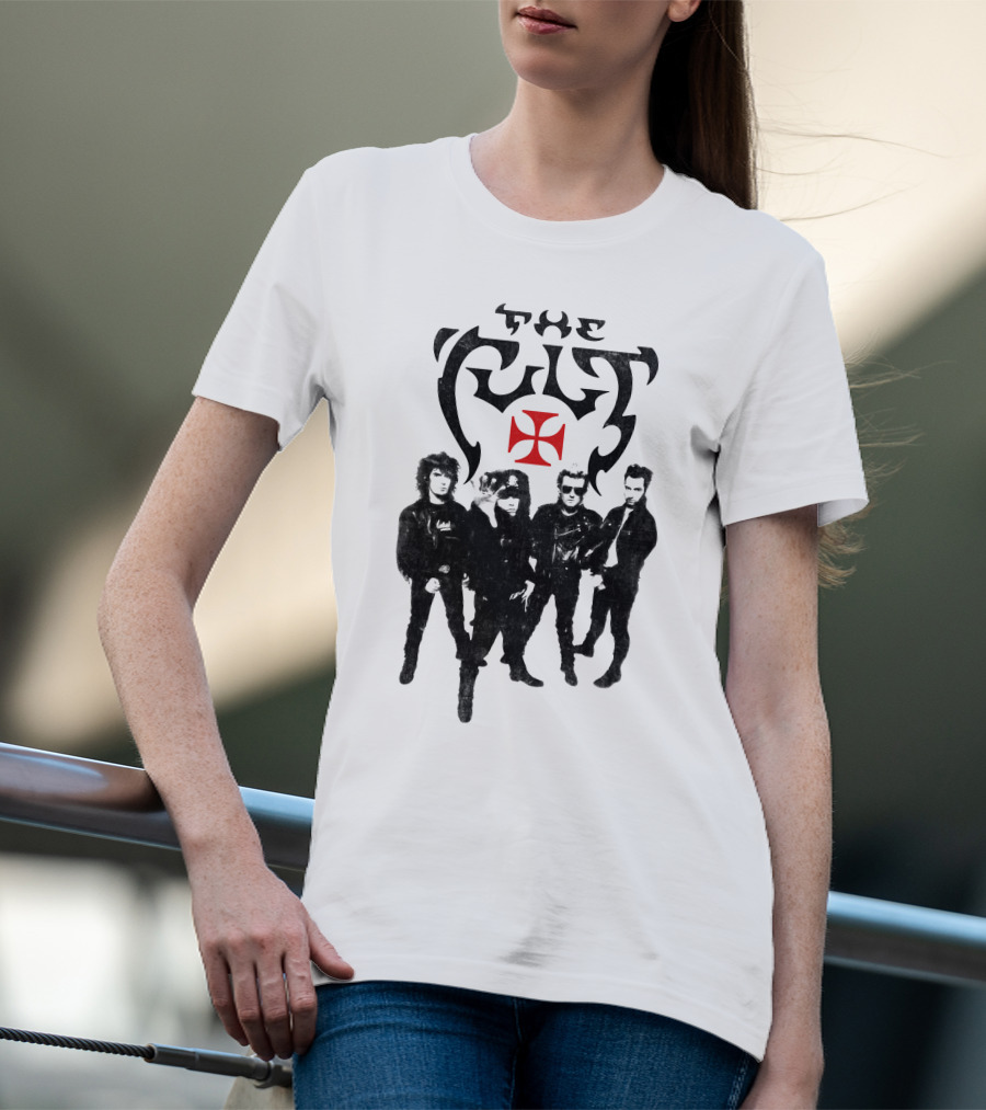 The Cult Band Cross Symbol T-Shirt