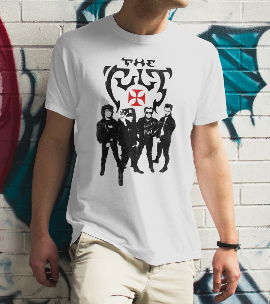 The Cult Band Cross Symbol T-Shirt