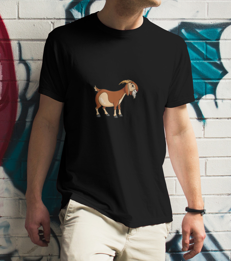 GOAT Cartoon T-Shirt