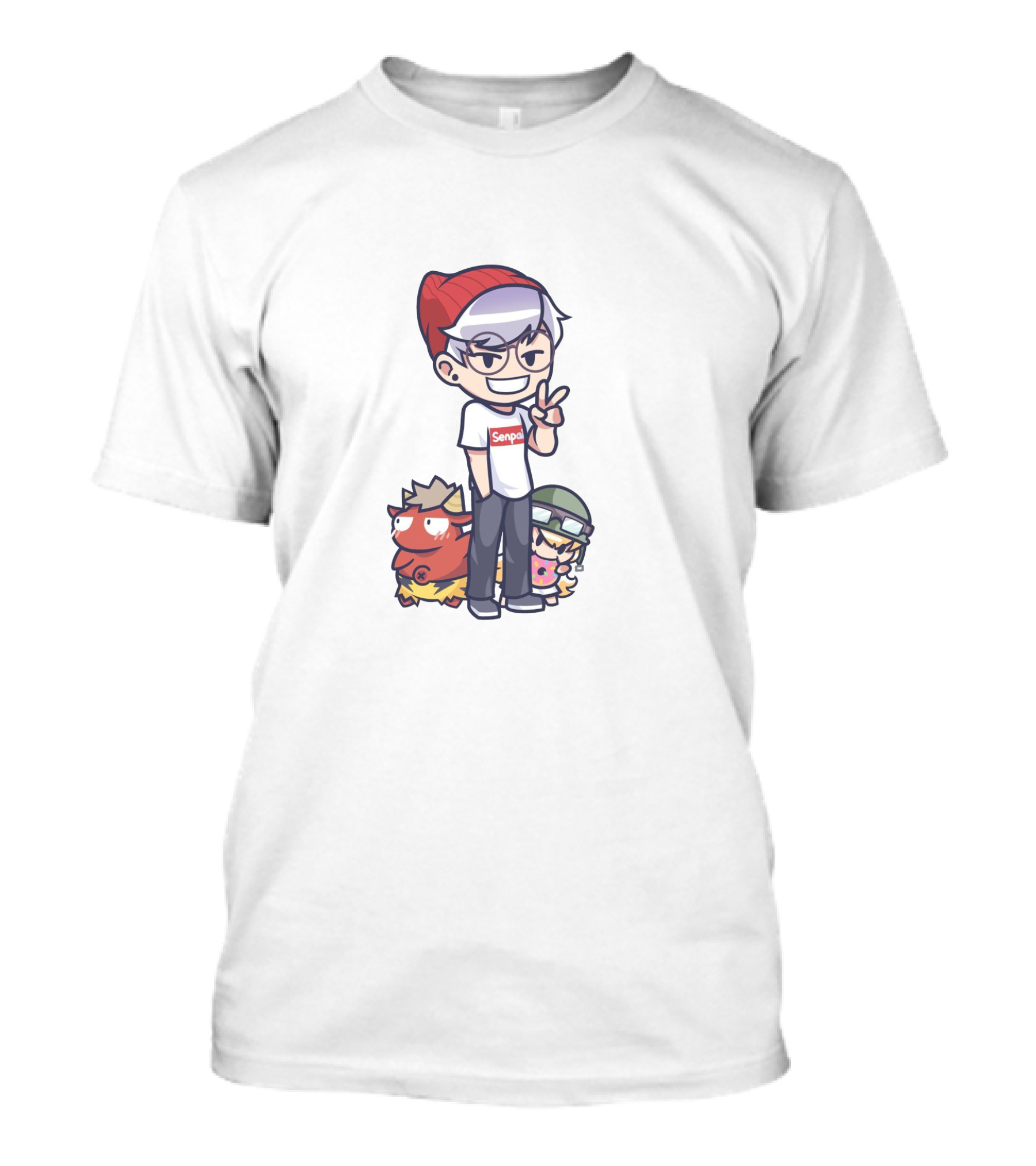 Yvonne OfflineTV Senpai Character T-Shirt