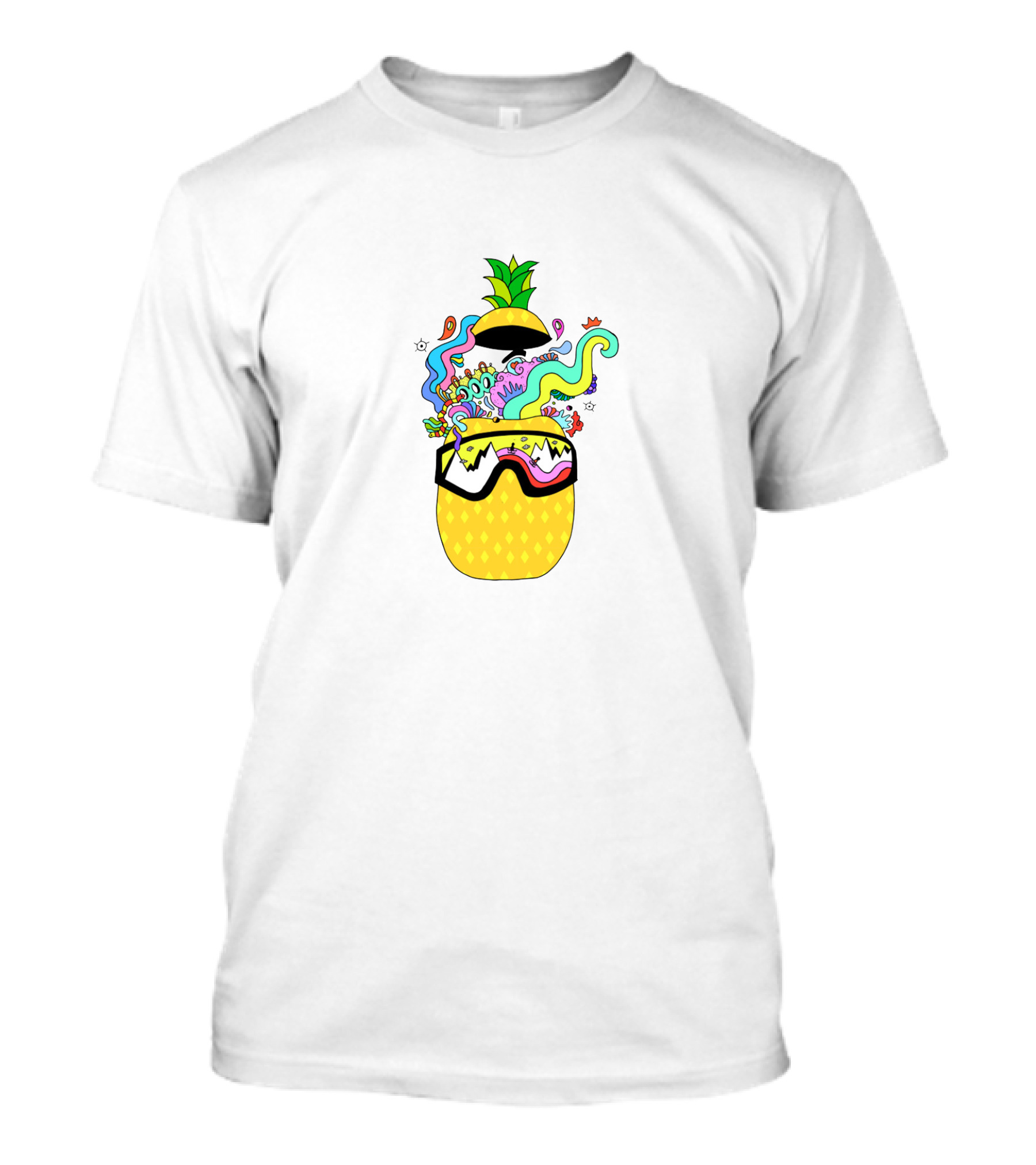 Glass Animals Psychedelic Pineapple Burst T-Shirt