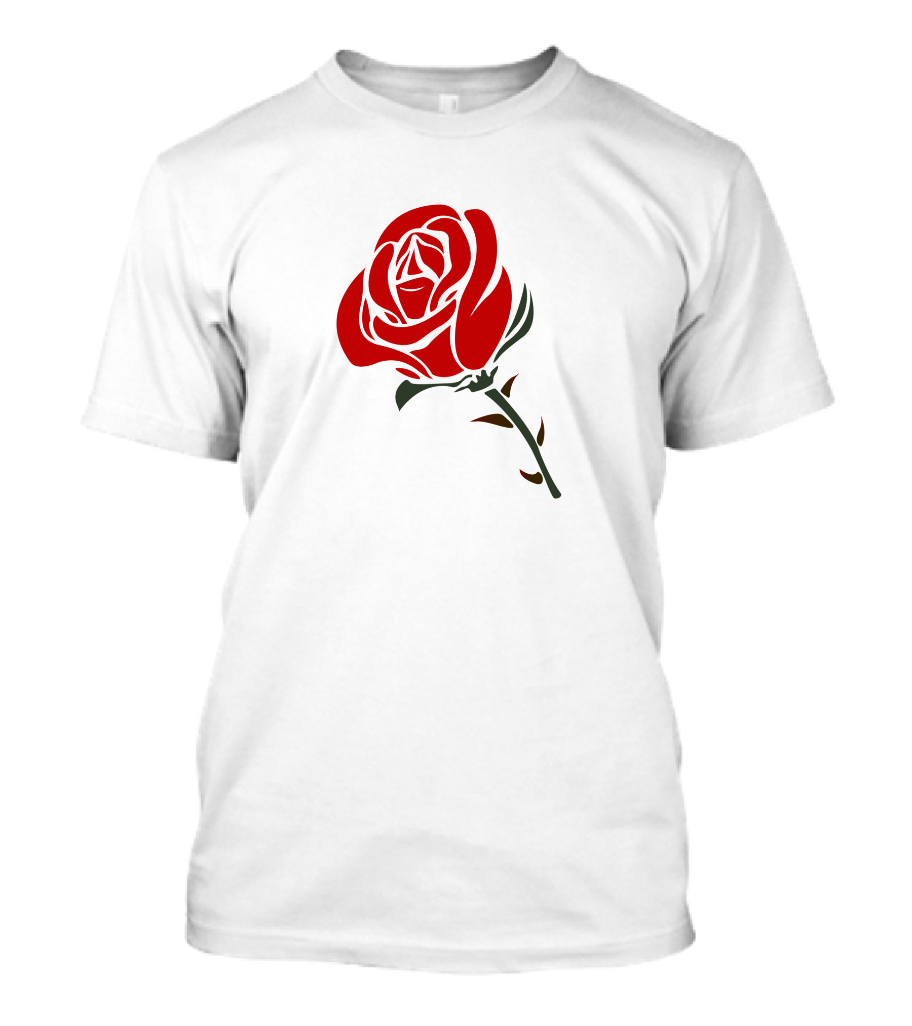 Roze Red Rose Blossom Iconic T-Shirt