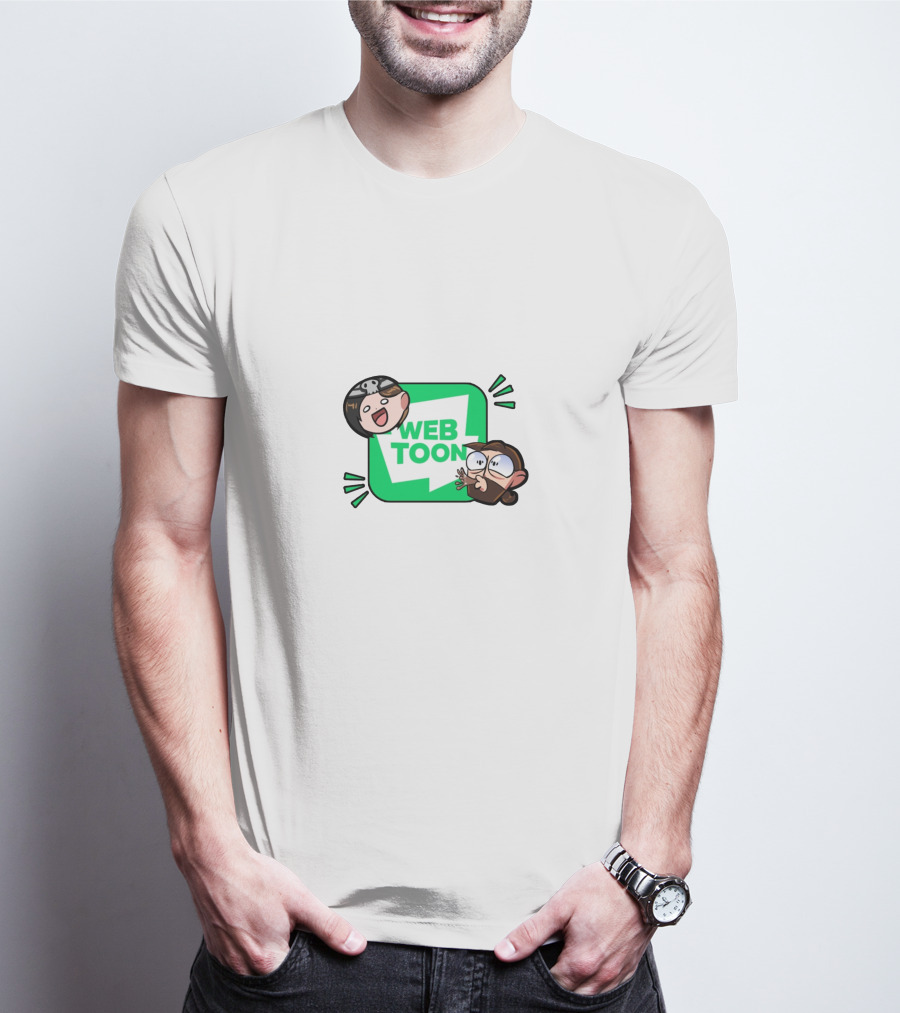 WEBTOON Characters With Cartoon Expressions T-Shirt