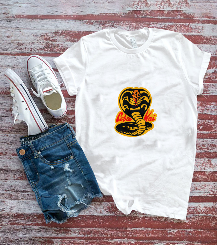 Cobra Kai Classic Cobra Snake Emblem T-Shirt