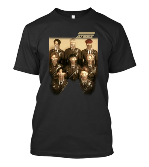 ATEEZ Band Members In Ornate Military-Style Outfits T-Shirt