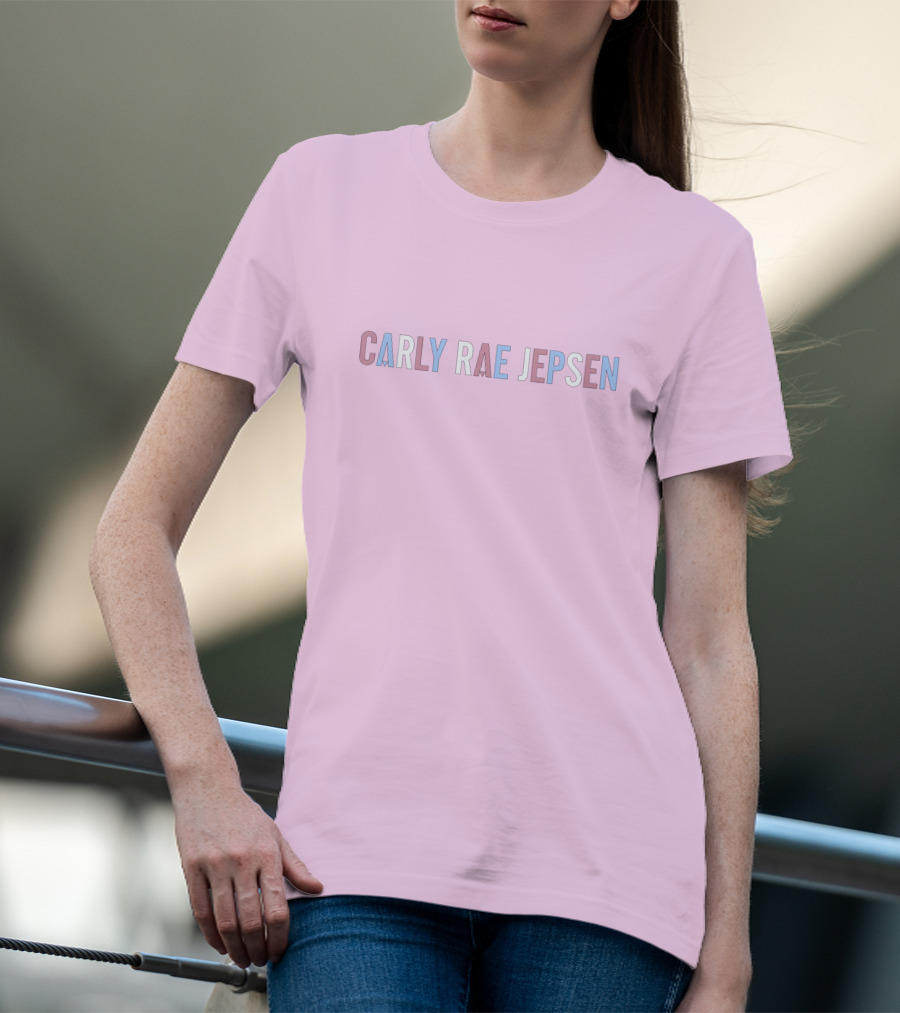 Carly Rae Jepsen Merch Pastel Text Design CarlyRaeJepsen T-Shirt