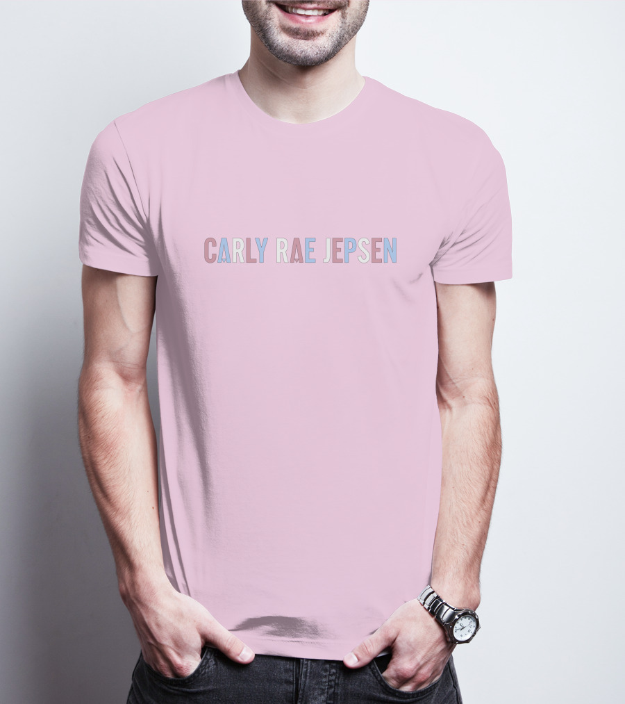 Carly Rae Jepsen Merch Pastel Text Design CarlyRaeJepsen T-Shirt