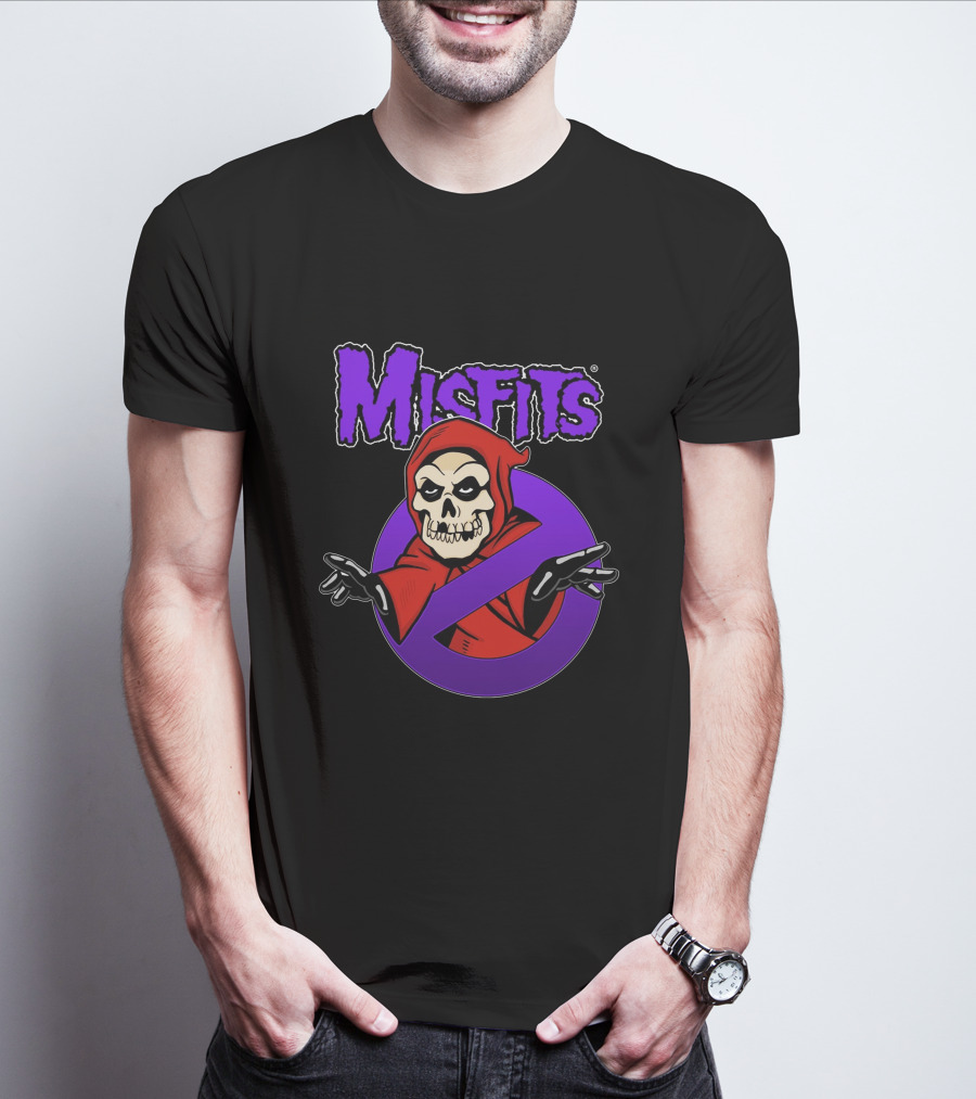 Misfits Crimson Ghostbusters Crossover T-Shirt