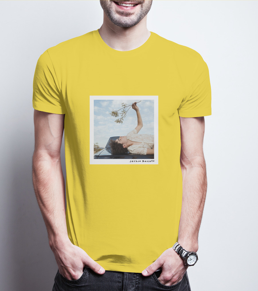 Joshua Bassett Floral Pose Vintage Aesthetic T-Shirt