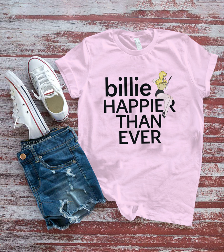 Billie Eilish Happier Than Ever Pretty Boy Merch T-Shirt