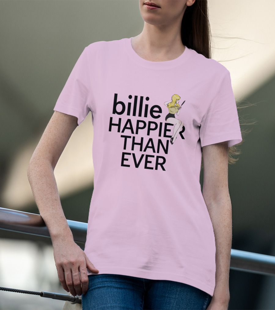 Billie Eilish Happier Than Ever Pretty Boy Merch T-Shirt