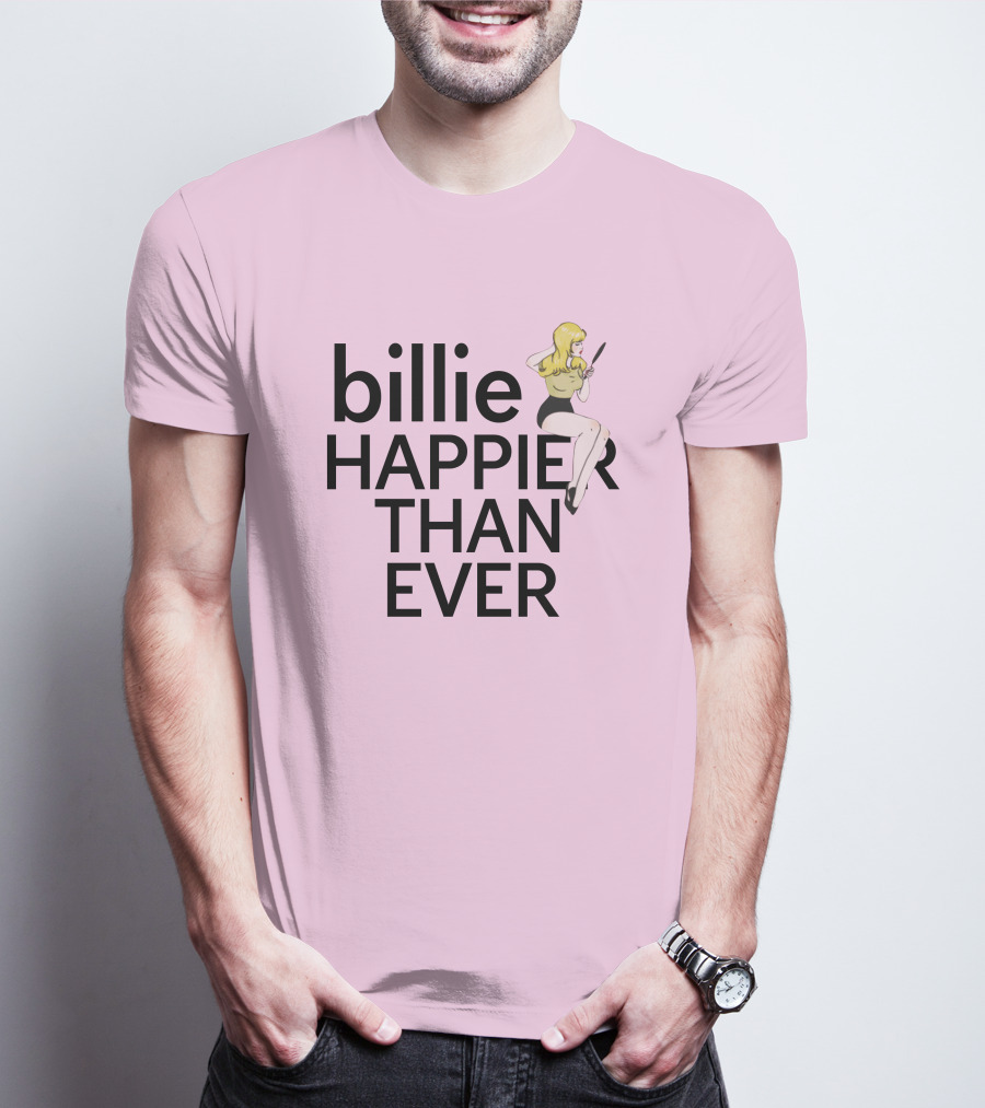 Billie Eilish Happier Than Ever Pretty Boy Merch T-Shirt