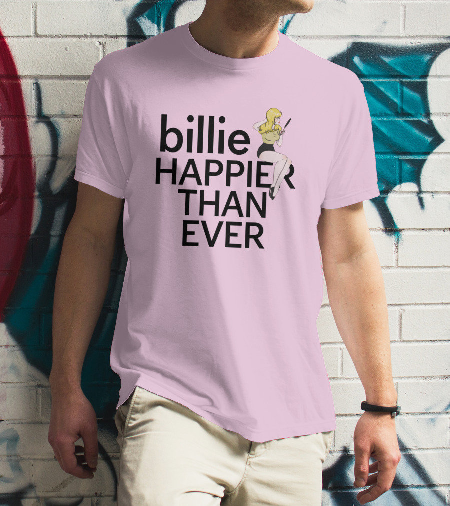 Billie Happier Than Ever Vintage Pin-Up T-Shirt