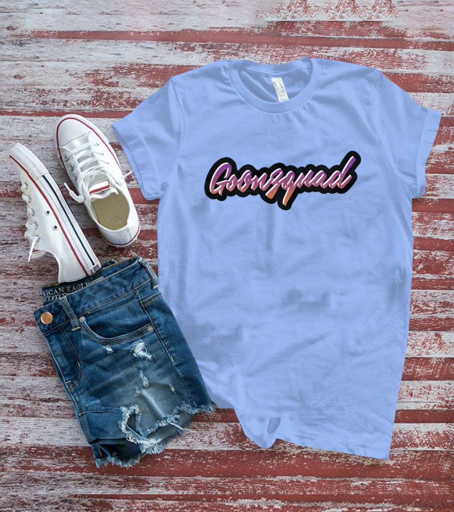 Goonzquad Retro Style Text Gradient T-Shirt