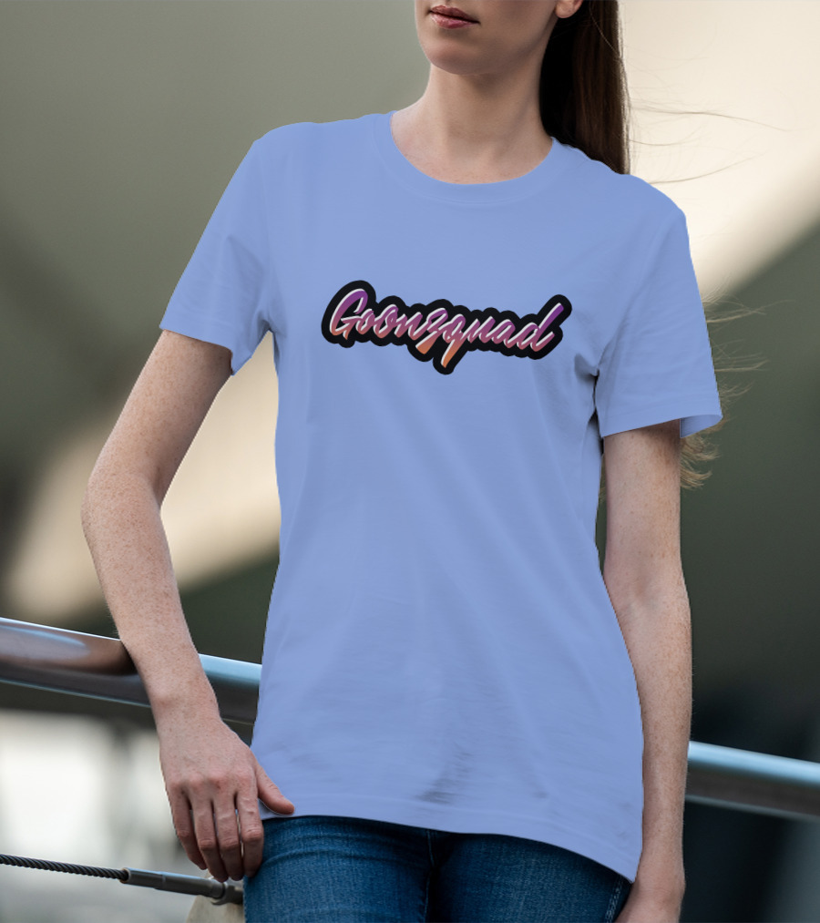 Goonzquad Retro Style Text Gradient T-Shirt