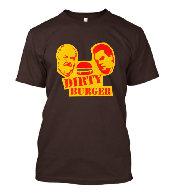 Trailer Park Boys Dirty Burger Merch Faces And Burger T-Shirt