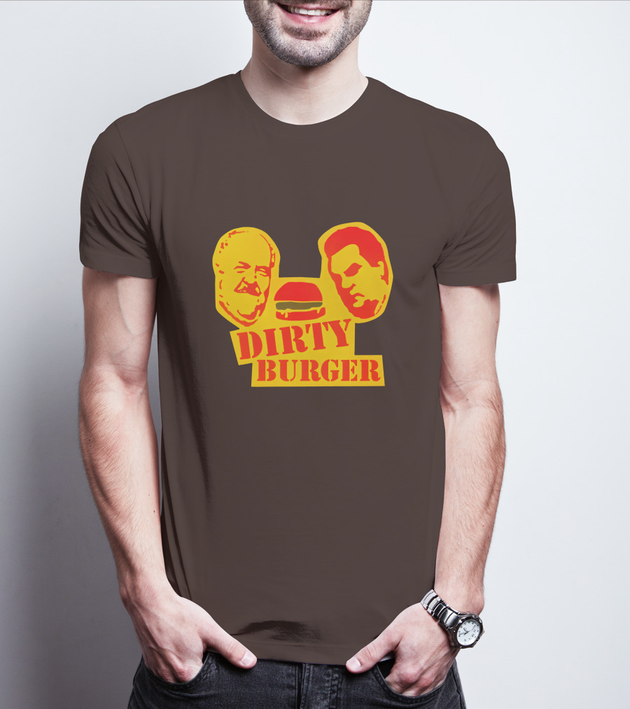 Trailer Park Boys Dirty Burger Merch Faces And Burger T-Shirt