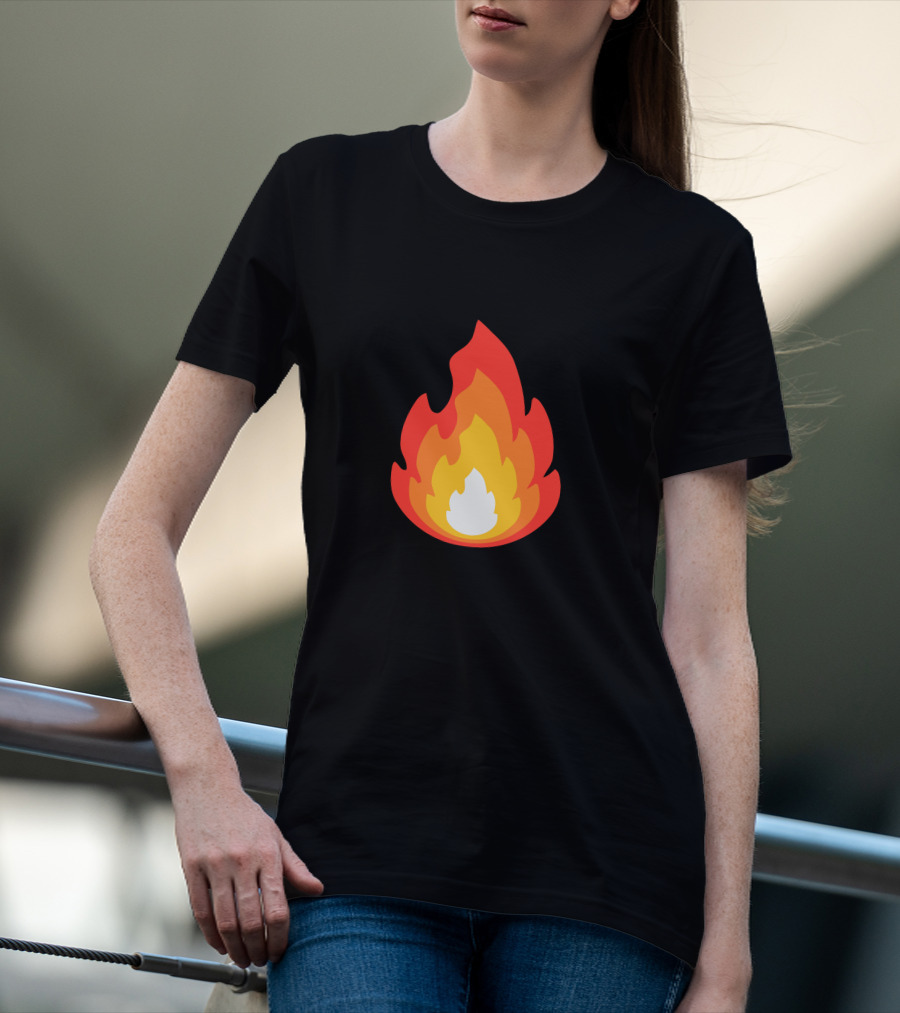 Sapnap Layered Fire Flame T-Shirt