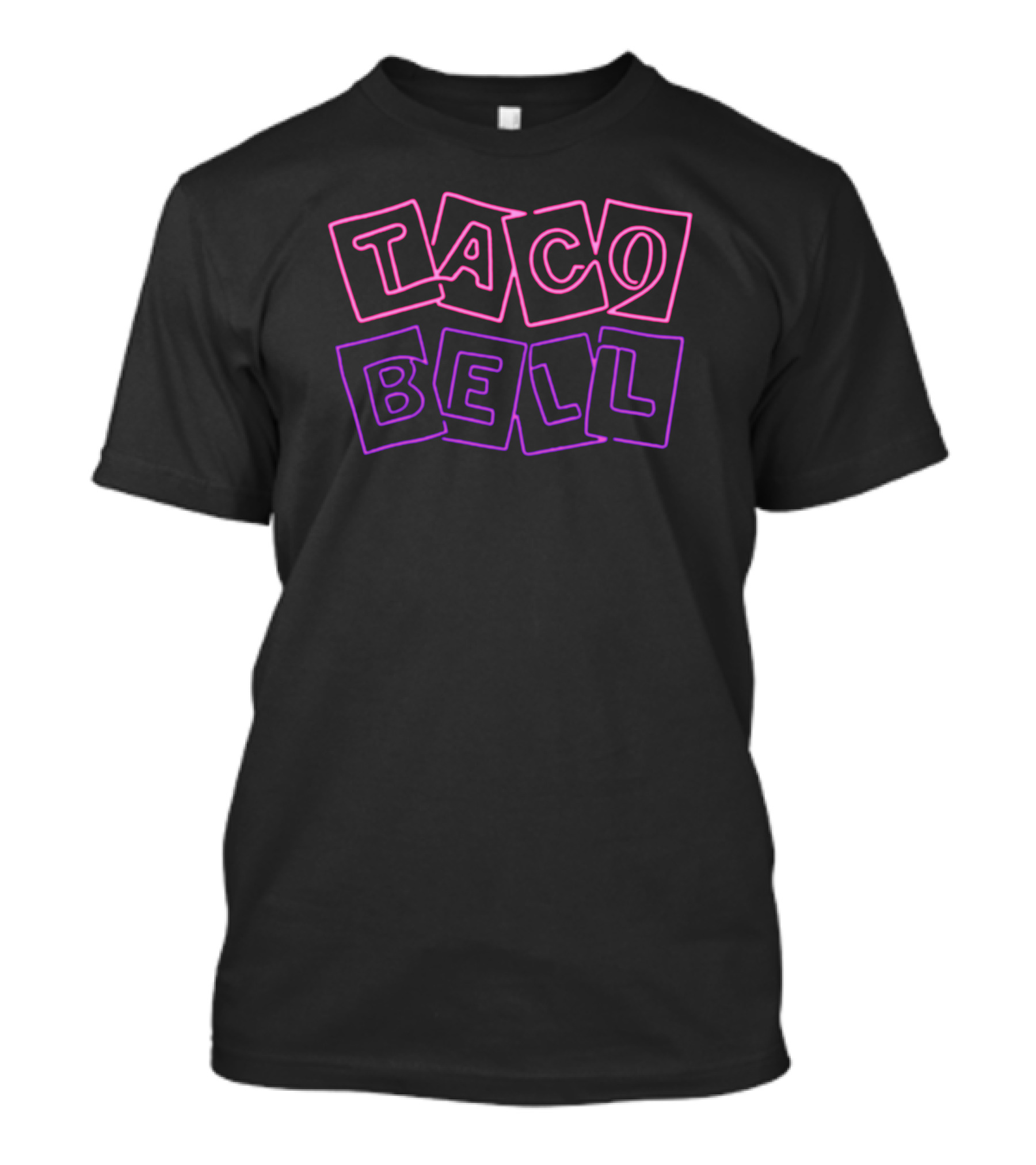 Taco Bell Merch Neon Taco Bell Letters T-Shirt