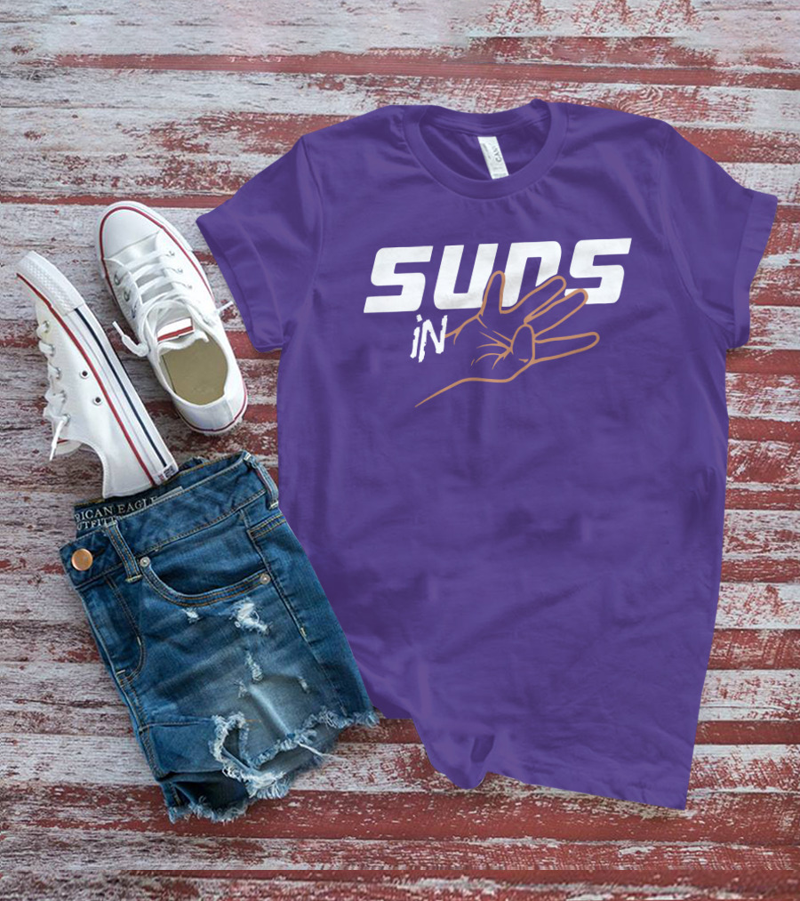 Suns In Three Hand Gesture Purple T-Shirt