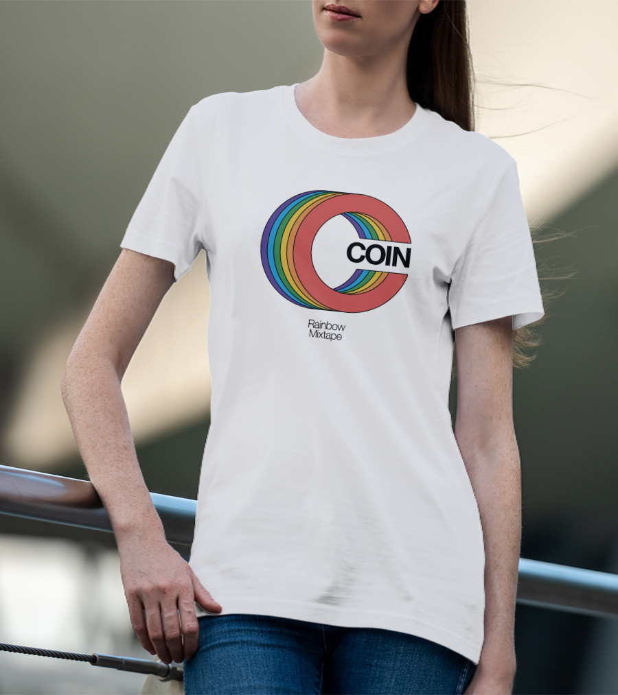 COIN Rainbow Mixtape Shop Official Store Merch T-Shirt