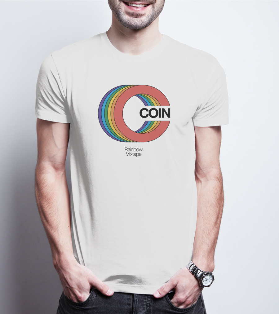 COIN Rainbow Mixtape Shop Official Store Merch T-Shirt