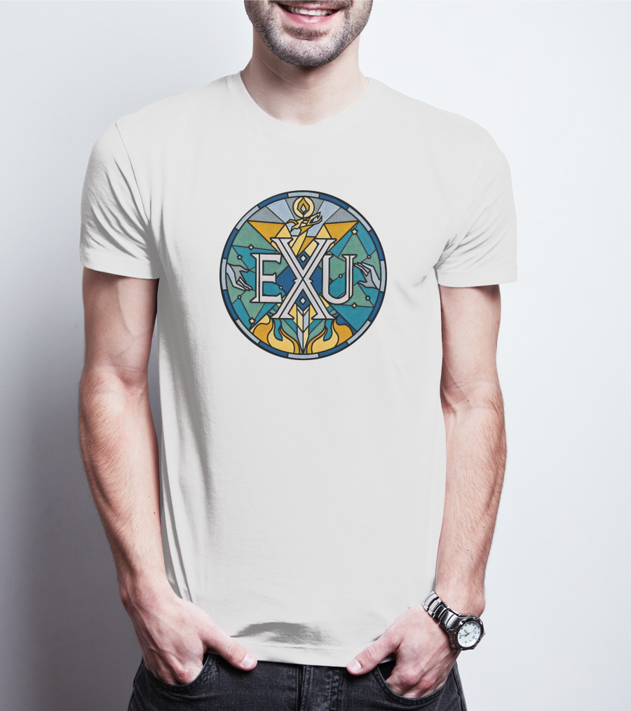 Exandria Unlimited Stained Glass Logo Critical Role Merch T-Shirt