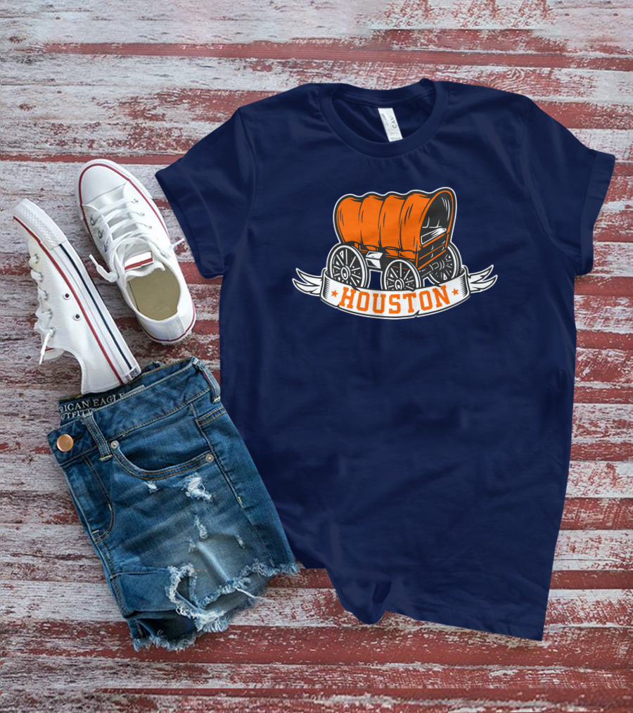 Houston Crush City Orange Wagon Ramshirts T-Shirt