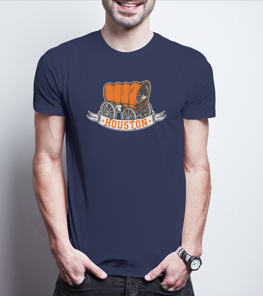Houston Crush City Orange Wagon Ramshirts T-Shirt