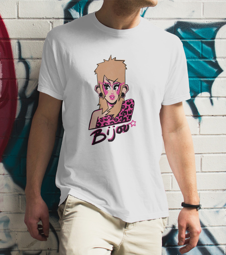 Bijou's Shop Let's Rock Retro Glam Rock T-Shirt
