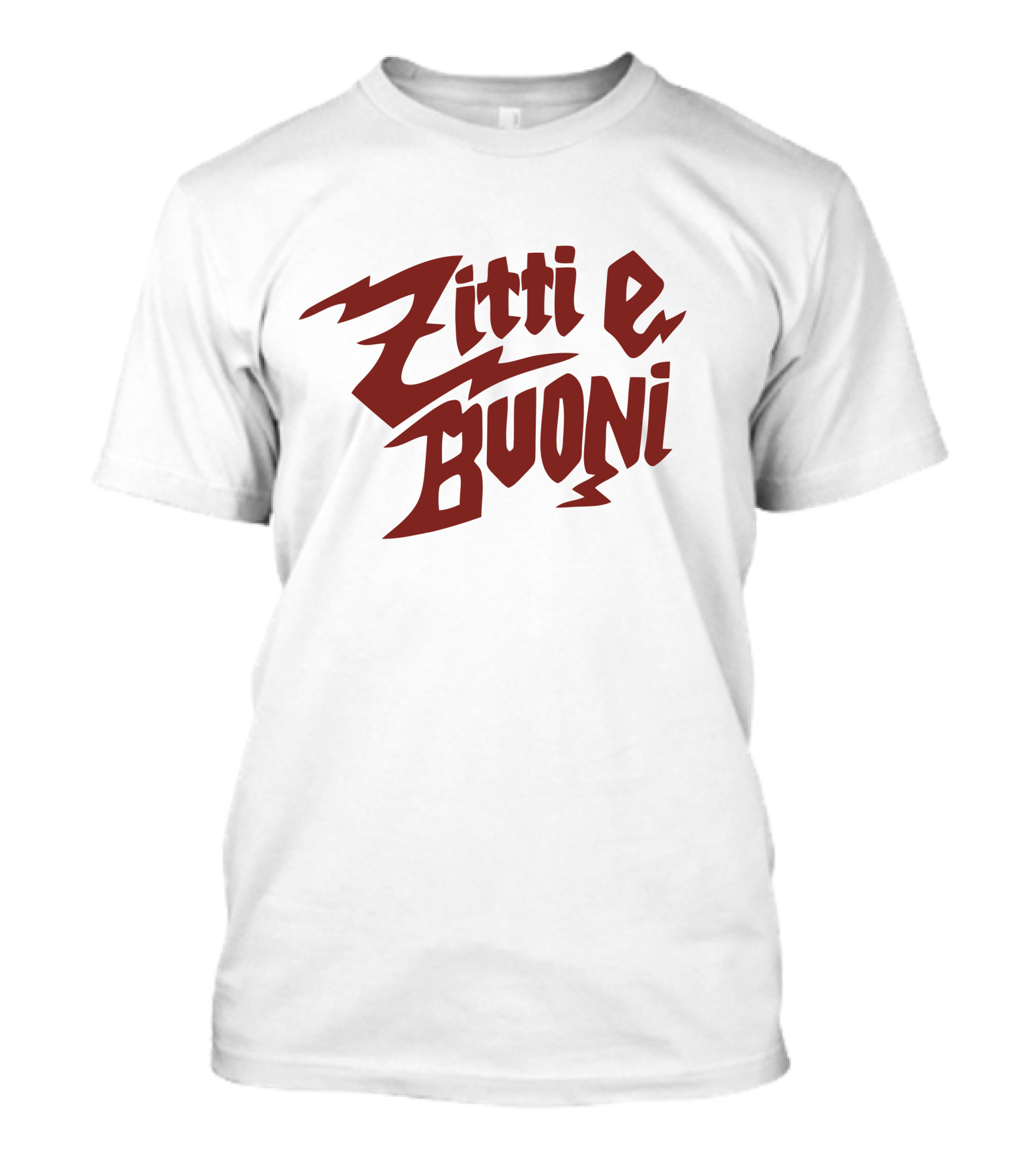Zitti E Buoni Eurovision Måneskin Song Title Design Italy T-Shirt