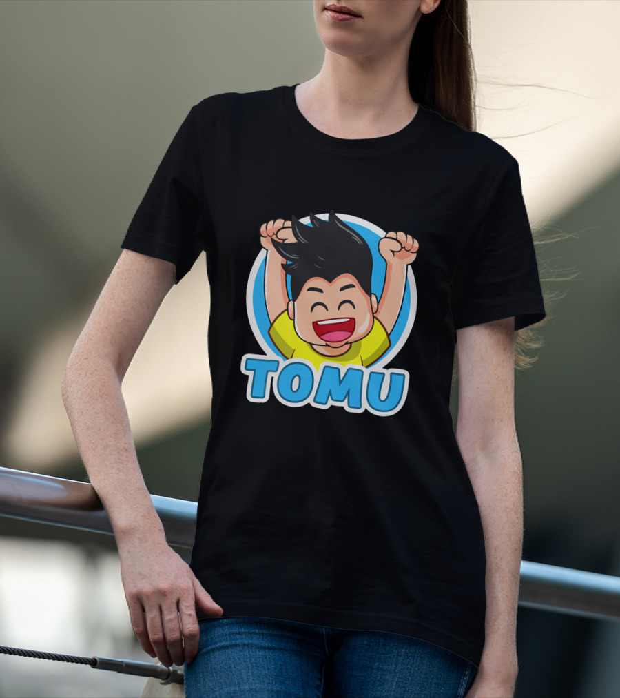 Shop Pandai.se Tomu Character Excitement Merch.se Store T-Shirt