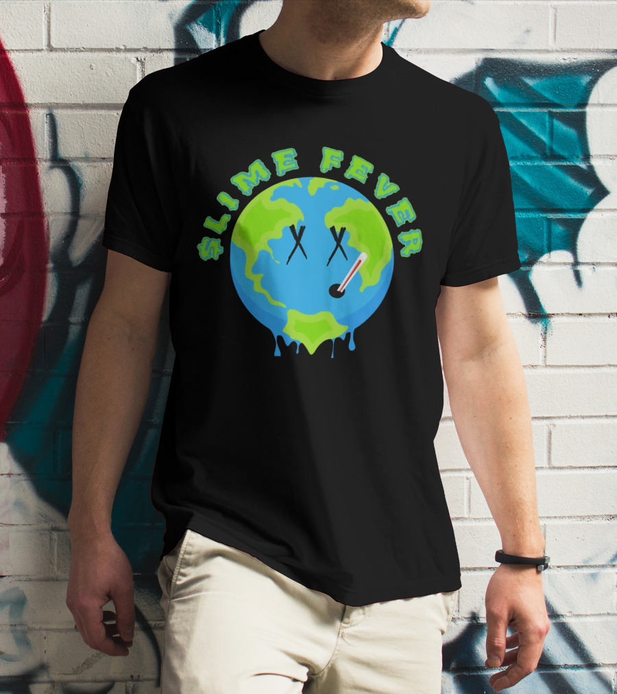 Slime Fever Earth Face Thermometer Design YNW Melly Merch Store T-Shirt
