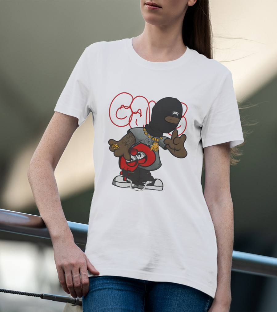 Glo Gang Character With Tattoo And Sneaker T-Shirt