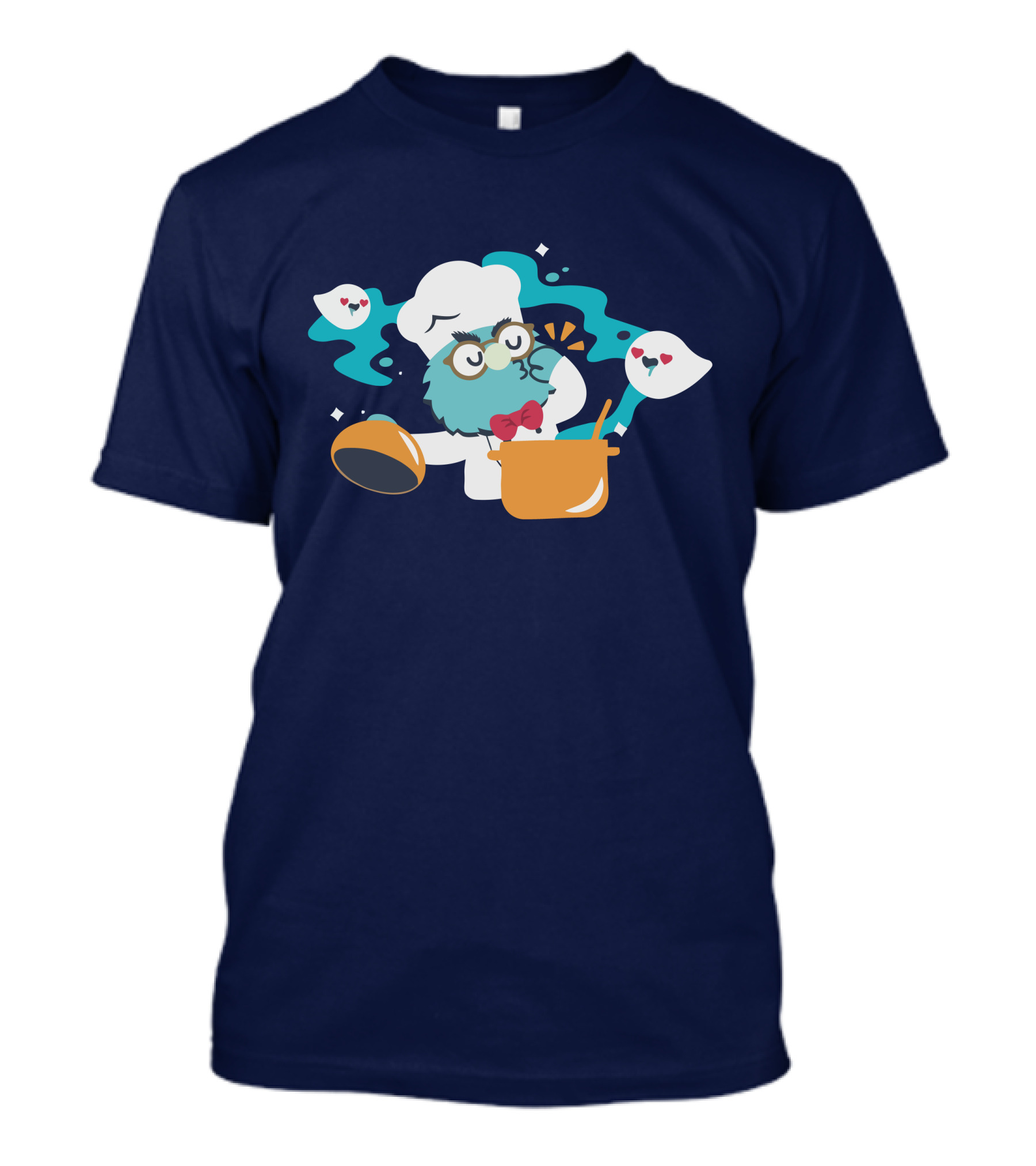 Cooker Owl With Floating Spirits Love Potion Scene T-Shirt