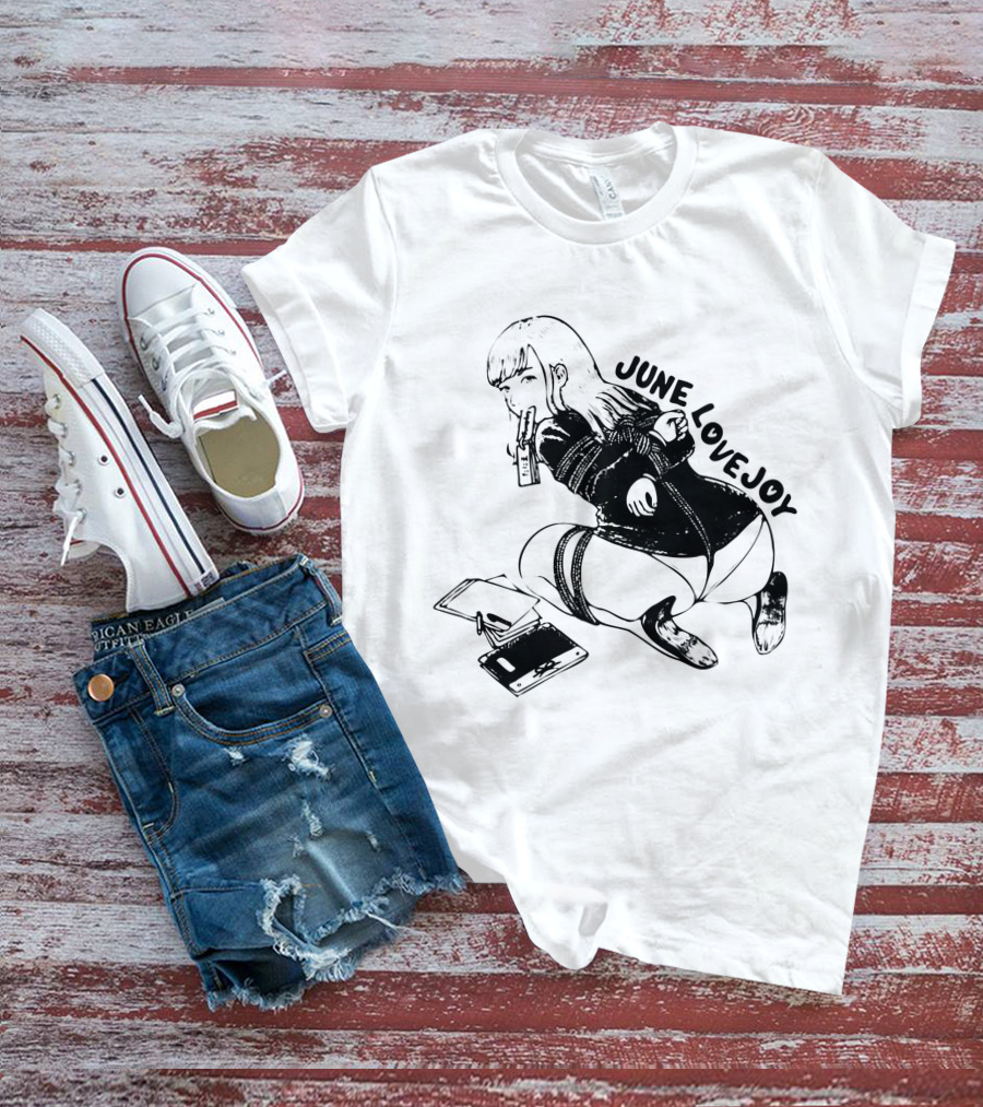 June Lovejoy Ropeplay Merch Comic T-Shirt