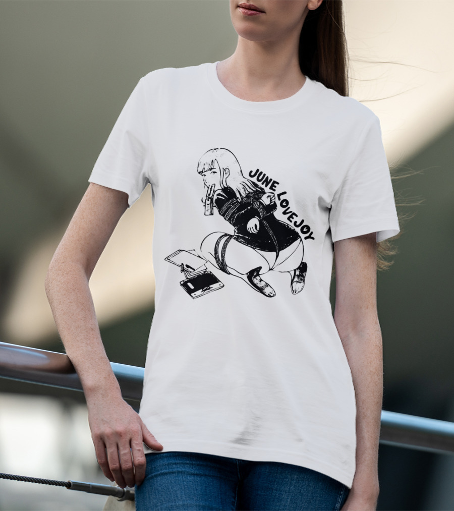 June Lovejoy Ropeplay Merch Comic T-Shirt