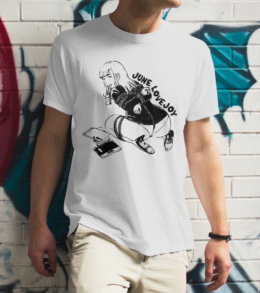 June Lovejoy Ropeplay Merch Comic T-Shirt